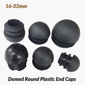 Domed Round Plastic End Caps Blanking Plugs Bung Tube Pipe Inserts Steel Tubing