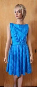 VINTAGE LANZ ORIGINAL SLEEVELESS DRESS ~ 8/10 Refer To Measurements  - Picture 1 of 6