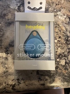 NEW Apple AirTag Sticker Mount heyday Arctic Blue track Luggage Personal Items - Picture 1 of 8
