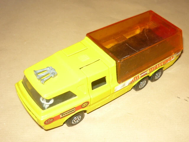 MATCHBOX K7 RACING CAR TRANSPORTER LESNEY SUPER KING MODEL TRUCK SCALA 1/55 - Immagine 1 di 4