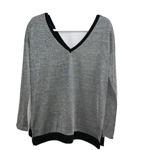 NWOT Dex Beautiful Silver Greyish Blouse - Picture 1 of 5