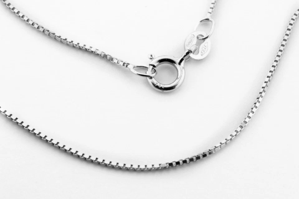 catena girocollo veneta veneziana oro bianco 18kt. cm.45 cm.50 cm.60 gr. 1,8-2,0 - Immagine 1 di 4