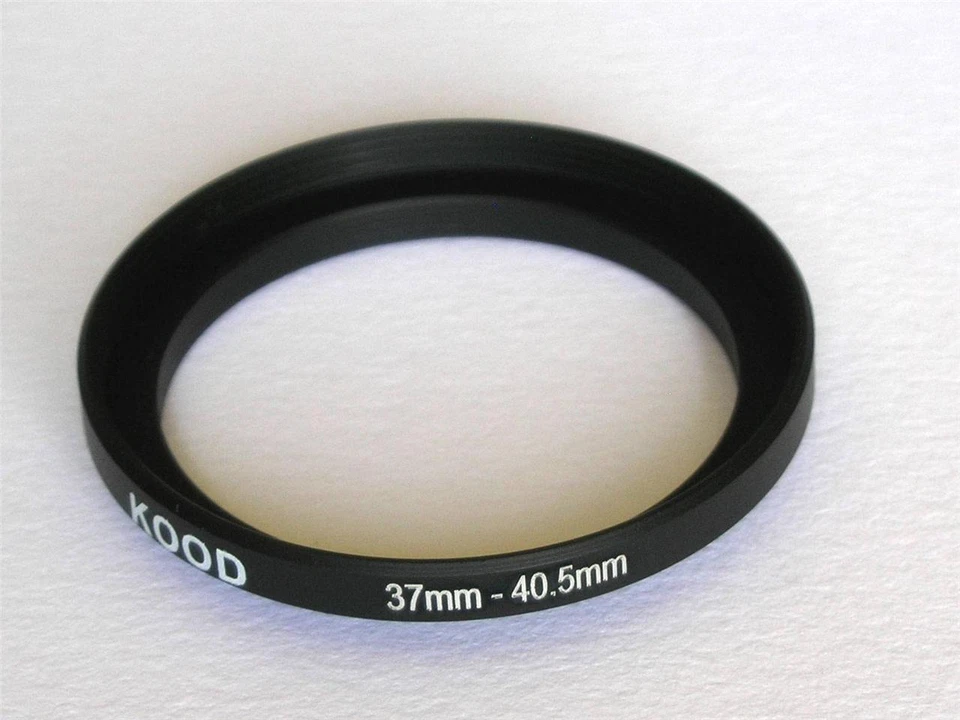 STEP UP ADAPTER 37MM-40.5MM STEPPING RING 37MM TO 40.5MM 37-40.5 FILTER ADAPTER - Image 1 of 1