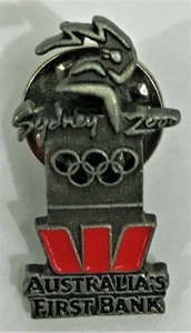 WESTPAC AUSTRALIA'S FIRST BANK SYDNEY 2000 OLYMPICS PIN COLLECT #1119 - Picture 1 of 1