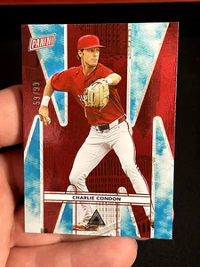 2024 Panini The National Pack Charlie Condon RC Georgia RP14 SP Rosso /99 - Foto 1 di 4