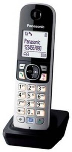 PANASONIC KX-TGA681 EXB / KX-TGA 681 EXB SCHWARZ NEU MOBILTEIL MIT LADESCHALE
