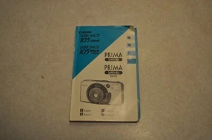 Canon Sure Shot 105 Zoom Prima Super Camera Instruction Manual 1996 4 Languages - Picture 1 of 2