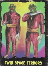 1964 TOPPS OUTER LIMTS, #28 "TWIN SPACE TERRORS"!!! POPULAR SET!!!