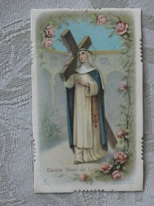image pieuse italienne sainte rose de lima - Picture 1 of 1
