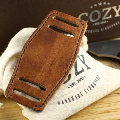 УЮТНЫЙ ручной работы винтажный 401 итальянский овощ дубленая кожа комплект подушечка для ремешков часов - Изображение 1 из 4