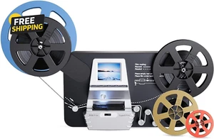 8Mm & Super 8 Film to Digital Converter, Film Scanner with 2.4" Screen,Converts - Imagen 1 de 12