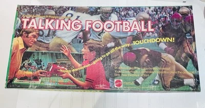 VTG Talking Football Game 1971 Mattel Hear It Happen Sports Replacement Box ONLY - Image 1 of 4