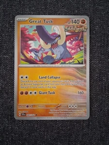 Great Tusk 055/131 Pokémon Karte S&V Prismatic Evolutions Set Trading 2024 - Bild 1 von 2