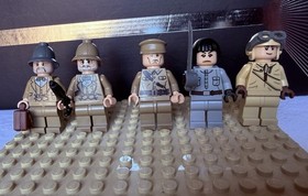 Lego Minifigure Indiana Jones Lot DOVCHENKO Henry Pilot Irina 77012 7624 7628