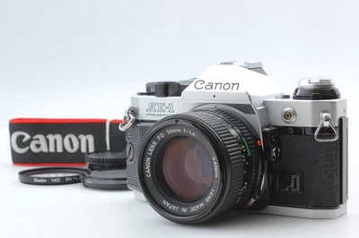[Almost MINT] Canon AE-1 Program 35mm Film SLR New FD 50mm f1.4 Lens From JAPAN - Image 1 of 4