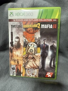 XBOX 360 ROGUES AND OUTLAWS COLLECTION COMPLETE GAME THE LINE MAFIA BORDERLANDS - Picture 1 of 4