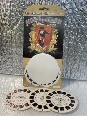 RARE VINTAGE VIEW MASTER REELS COMPLETE SET OF 3 Adam And The Ants 1982 - Image 1 of 4