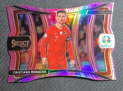 Cristiano Ronaldo 2020 Panini Select UEFA Euro Mezzanine Purple /99 #136 Die-Cut - Image 1 of 2