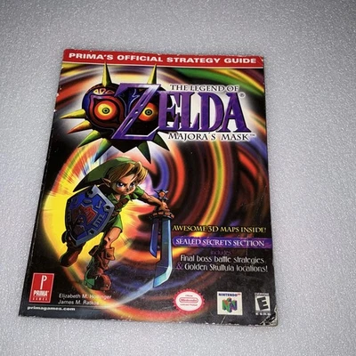 Legend Of Zelda Majoras Mask Primas Official Strategy Guide gc Rare + Secrets - Image 1 of 4
