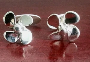 RANDERS RS 925 PLATA ESTERLINA CUATRO PALAS BARCO HÉLICE GEMELOS. DINAMARCA  - Imagen 1 de 8