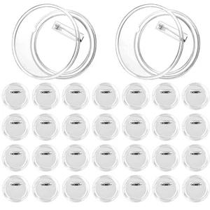 30 Stck. 2,87 Zoll Klar Button Pins Machen Sie Ihre eigenen Individuellen Große Foto Pins Bild... - Bild 1 von 7
