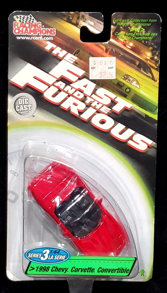 Chevrolet Corvette Chevy Racing Champions 98 1998 El coche rápido y furioso 3 Foto 1 de 4