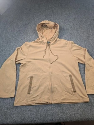 Sudadera con Capucha Lauren Ralph Lauren Para Mujer XL Tostada Cremallera Completa Cordón Hecha en EE. UU. RL Logo Foto 1 de 4