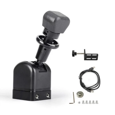 USB Handbrake for PC Racing Games ETS2 High Precise Sensor Plugs and Play Design - Image 1 of 4