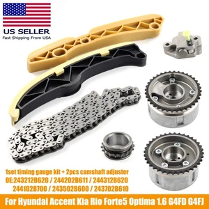 OEM Timing Chain Kit VVT Gear For 12-21 Hyundai Kia 1.6L Elantra Sonata Soul TOP - Picture 1 of 12