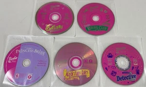 Lot 10 Barbie CD-ROM PC Game Pet Rescue Riding Ocean Discovery Secret Agent 90s - Photo 1/8
