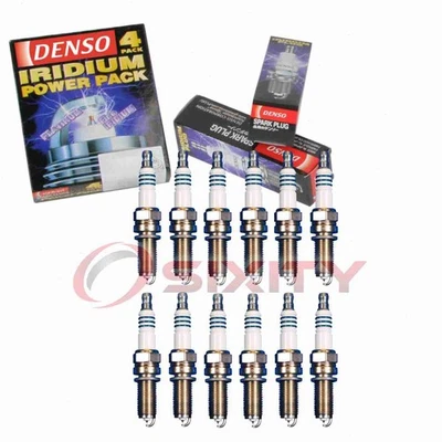 12 pc Denso Iridium Power Spark Plugs for 2012 Audi A8 Quattro 6.3L W12 hn - Image 1 of 4