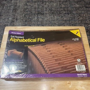 Soil Resistant Alphabetical File Globe-Weis - Picture 1 of 13