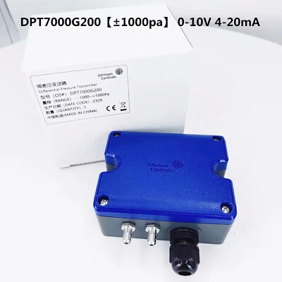 1pcs Johnson Differential Pressure Transmitter DPT7000G200【±1000pa】 0-10V 4-20mA - Image 1 of 4