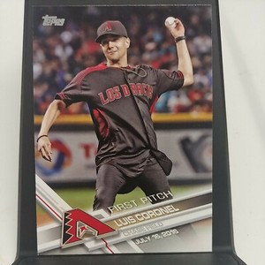 2017 Topps Series 1 First 1st Pitch Insert FP-13 Luis Coronel Arizona D-Backs