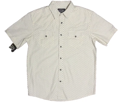 Camisa Gibson Trading Company Manga Corta Perla A Presión Para Hombre Mediana Nueva Con Etiquetas Foto 1 de 4