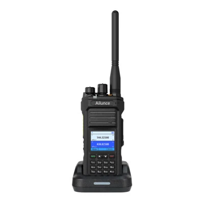 Walkie Talkie Ailunce HA1UV Doble Banda Portátil Radioaficionado Transceptor NOAA USB-C Foto 1 de 4