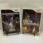 Transformers Bundle: The Game (Nintendo Wii, 2007)+Revenge of the fallen (2009)