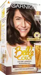 GARNIER BELLE COLOR 22 CASTANO NATURALE COLORAZIONE IN CREMA PERMANENTE - Foto 1 di 1