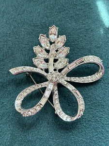 Broche vintage de diamantes de imitación - Imagen 1 de 5