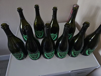 Botella de exhibición vacía de 10 Dom Perignon botella luminosa (1 botella 750 ml) luz  Foto 1 de 2
