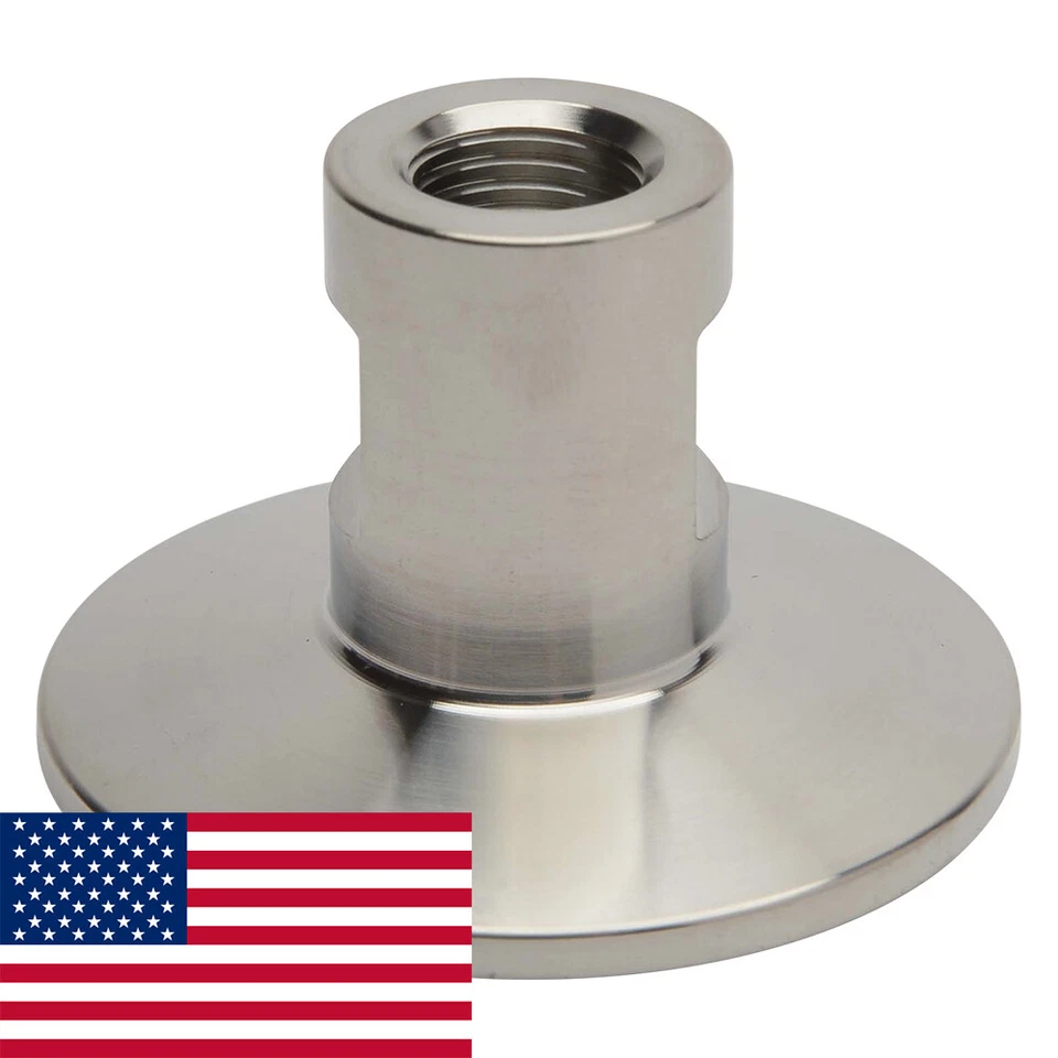 KF-40 NW-40 1/4" NPT (FEMALE) Adapter Vacuum Fitting SS304 LoCo SCIENCE!!