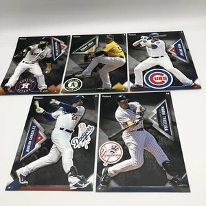 MLB 2016 Fathead Tradeables, 5 Decals 5”x7” Peal&Stick,Movable&Reusable Open Pkg - Picture 1 of 2