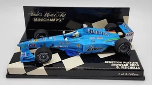 PAULS MODEL ART MINI CHAMPS 1/43 BENETTON PLAYLIFE SHOWCAR 2000 G. FISICHELLA - Picture 1 of 5
