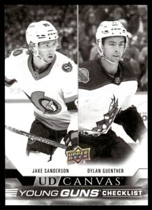 Dylan Guenther / Jake Sanderson Rookie Black & White 2022-23 #C240 Hockey Card