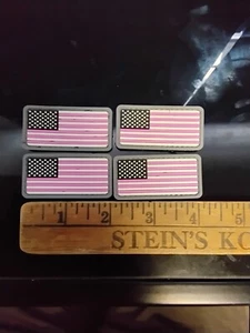 Lote de 4 parches tácticos militares de 2”X 1” bandera estadounidense - Imagen 1 de 2