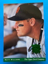 1994 Upper Deck Iooss Collection All-Star Jumbos Matt Williams John Burkett #6