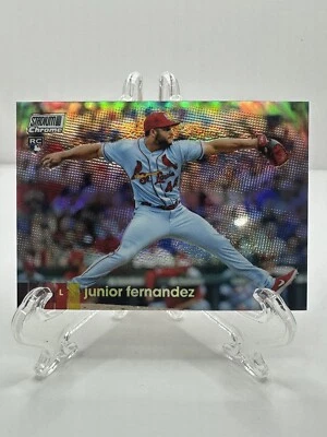 Junior Fernandez 2020 Topps Stadium Club Chrome Rookie Card Refractor #105 - Image 1 of 2