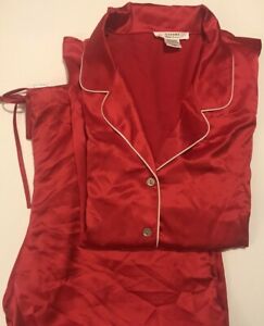 NATORI Silky Pajama Set RED Pajamas size S or L ($130) Gift Holiday Valentines