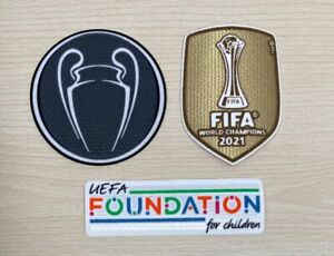 CHELSEA 2021 CHAMPIONS LEAGUE FULL SET BADGES PATCH FIFA CLUB WORLD CUP RARE NEW