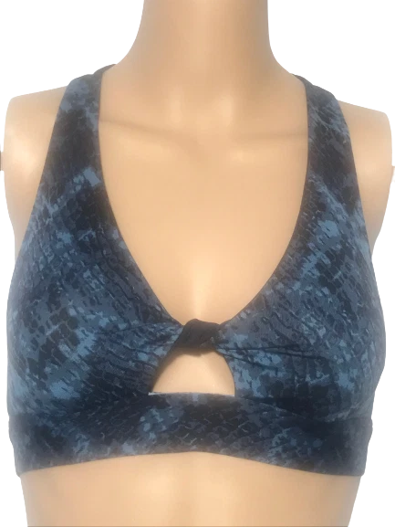 VICTORIAS SECRET PINK ULTIMATE TWIST TIE FRONT SPORTS BRA LIGHTLY LINED NWT - Image 1 of 1